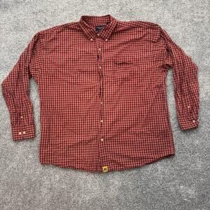 American Eagle Shirt XL Plaid Preppy Skater Grunge Layering Vtg 90s Y2K Distress